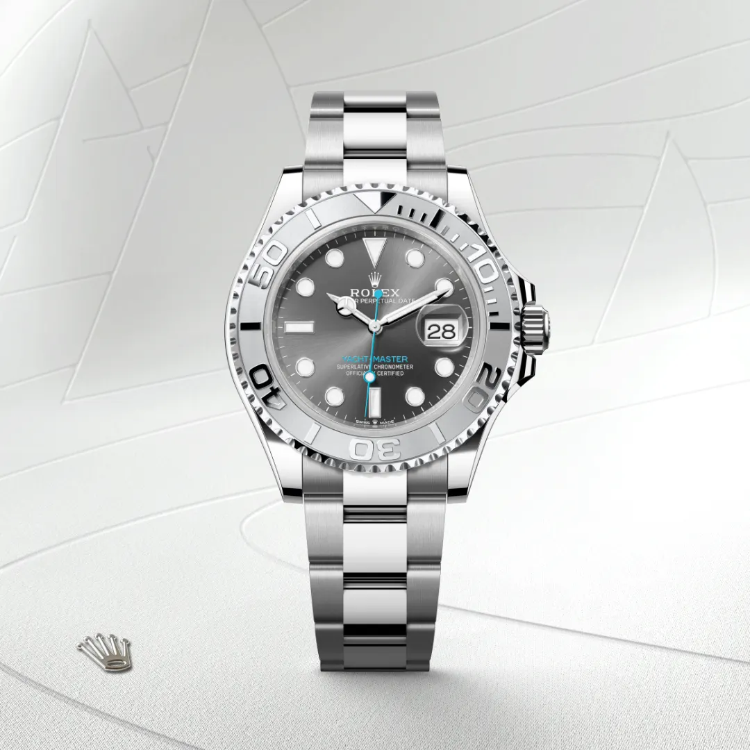 Rolex Yacht-Master en Rolesium —combinación de acero Oystersteel y platino, M126622-0001 Vendemmia Joyero