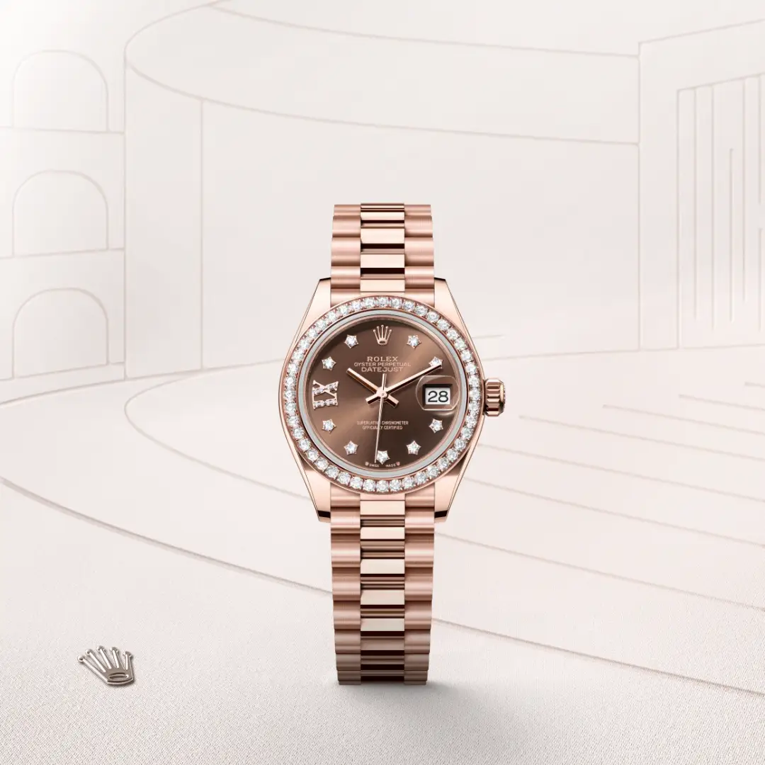 Rolex Lady-Datejust en Oro Everose de 18 quilates, M279135RBR-0001 Vendemmia Joyero
