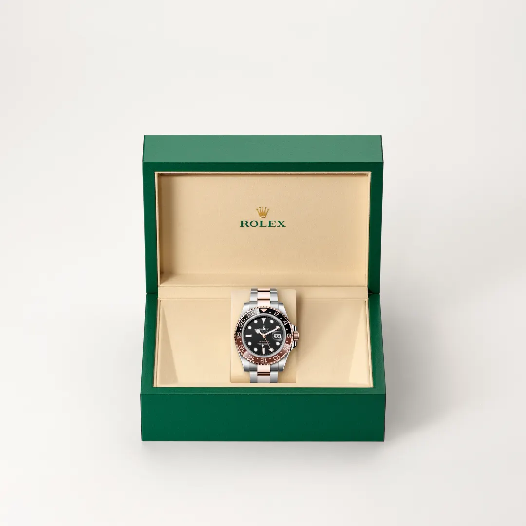 Rolex GMT-Master II in Rolesor Everose —combinación de acero Oystersteel y oro Everose, M126711CHNR-0002 Vendemmia Joyero