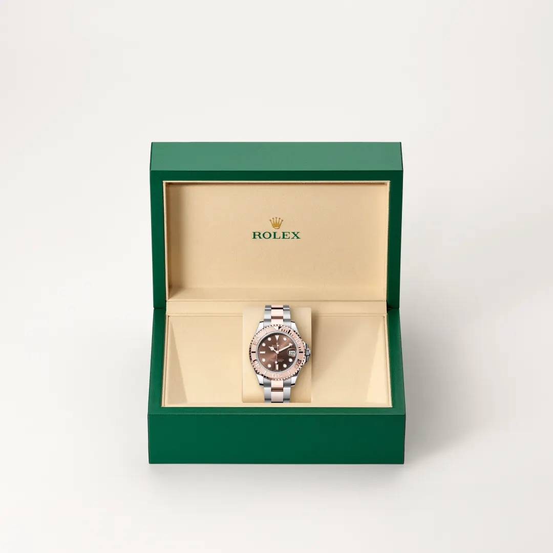 Rolex Yacht-Master in Rolesor Everose —combinación de acero Oystersteel y oro Everose, M268621-0003 Vendemmia Joyero