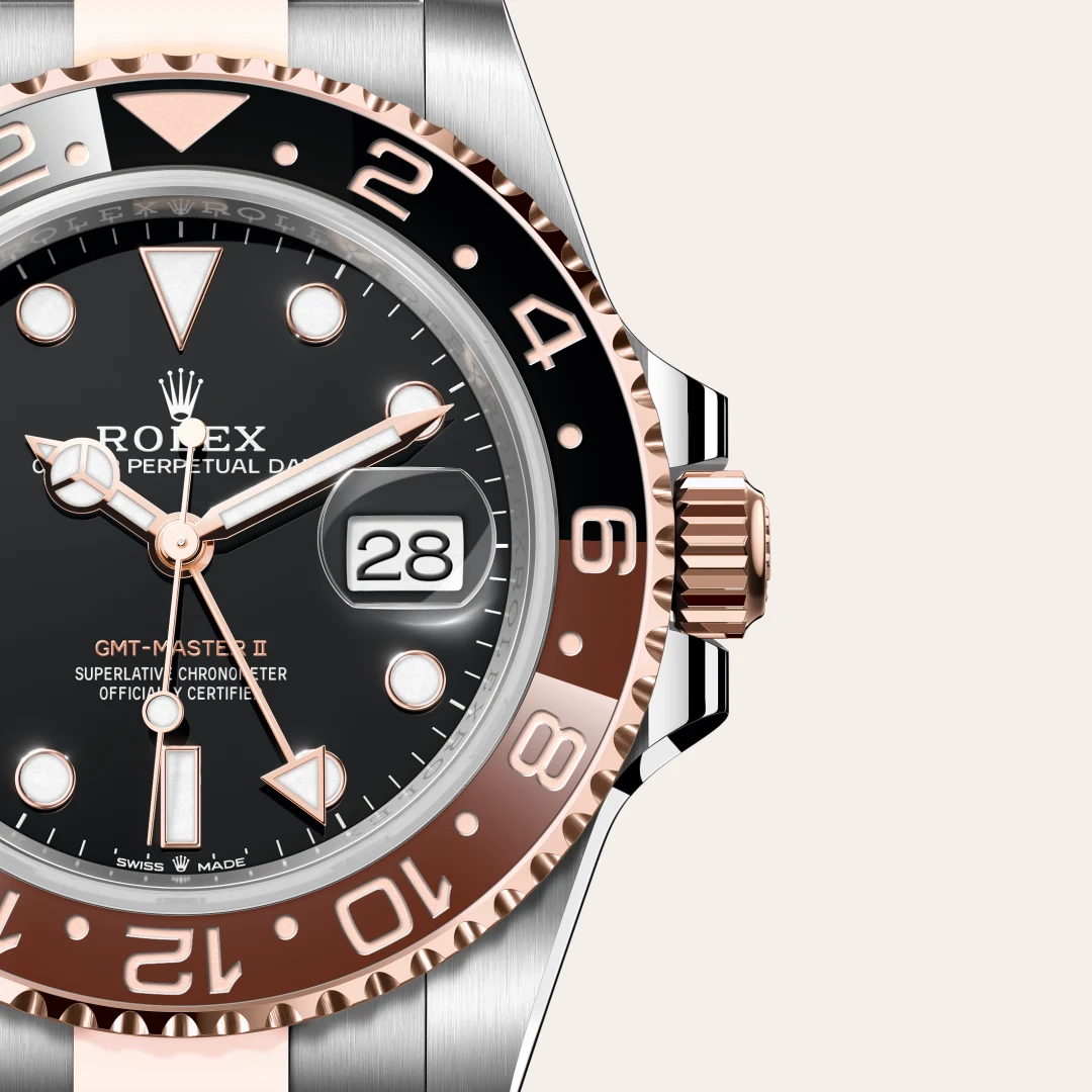Rolex GMT-Master II in Rolesor Everose —combinación de acero Oystersteel y oro Everose, M126711CHNR-0002 Vendemmia Joyero