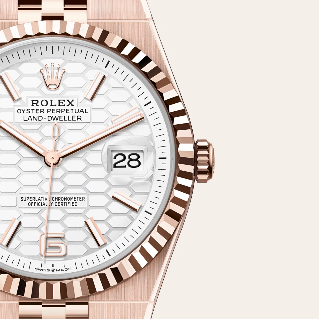 Rolex Land-Dweller in Oro Everose de 18 quilates, M127335-0001 Vendemmia Joyero