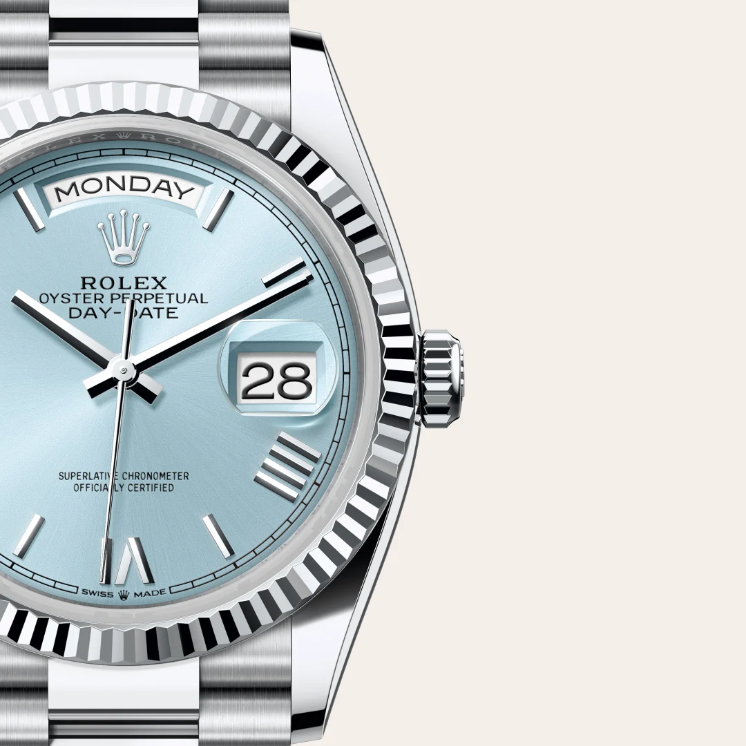 Rolex Day-Date in Platino, M128236-0018 Vendemmia Joyero