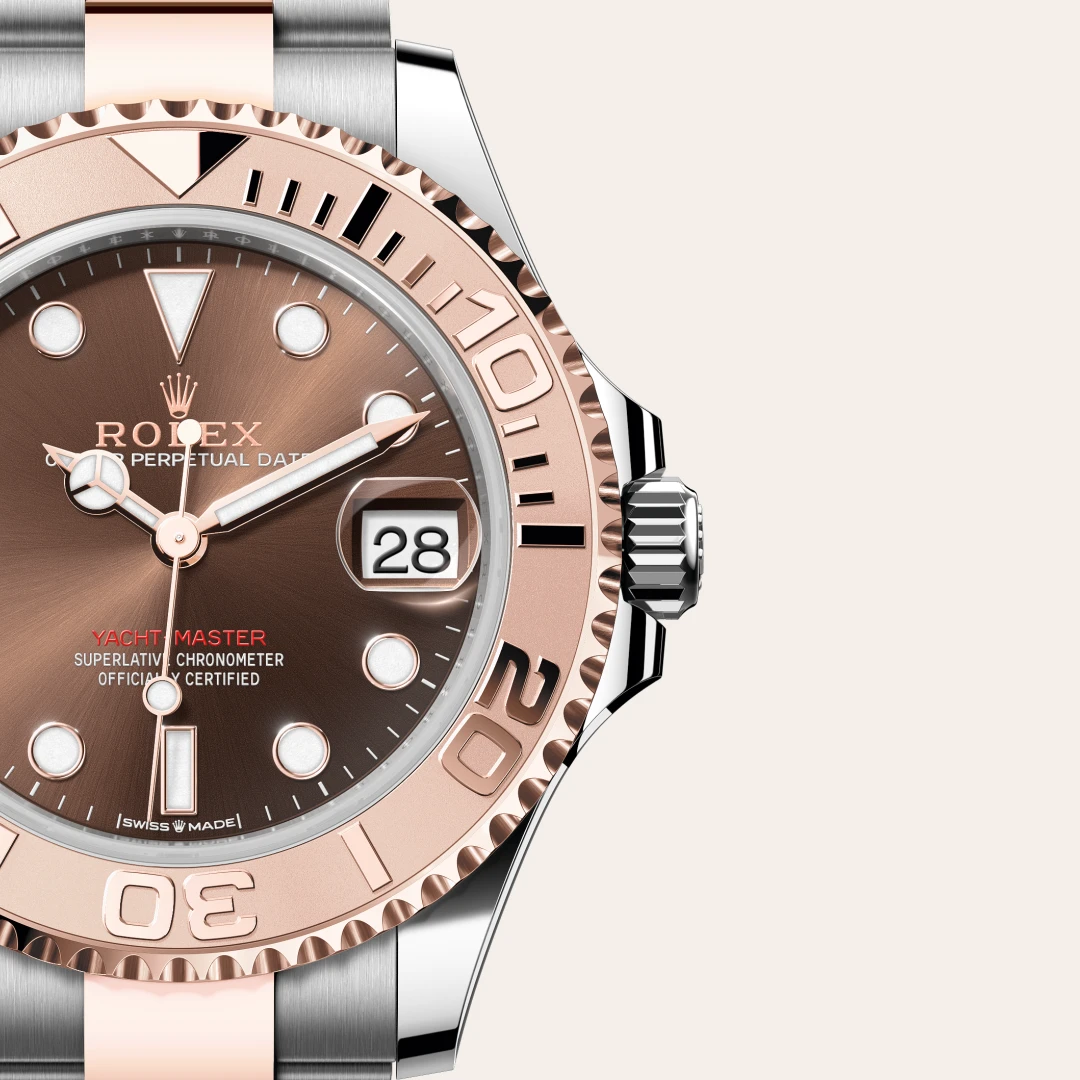 Rolex Yacht-Master in Rolesor Everose —combinación de acero Oystersteel y oro Everose, M268621-0003 Vendemmia Joyero