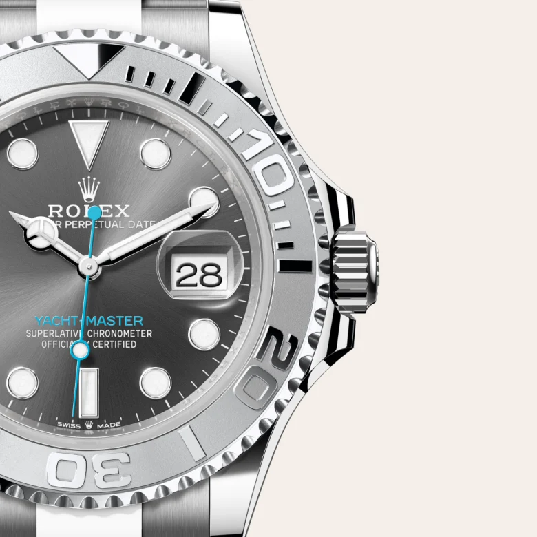 Rolex Yacht-Master en Rolesium —combinación de acero Oystersteel y platino, M126622-0001 Vendemmia Joyero