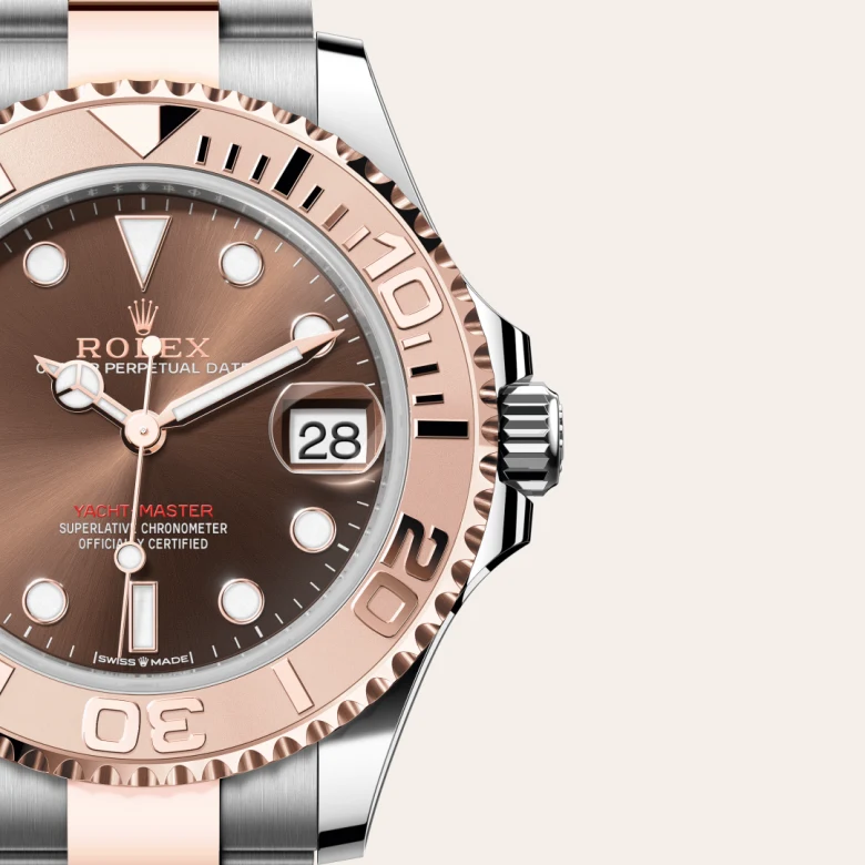 Rolex Yacht-Master en Rolesor Everose —combinación de acero Oystersteel y oro Everose, M268621-0003 Vendemmia Joyero