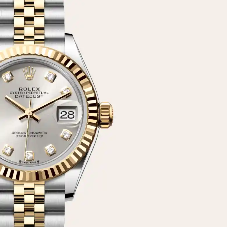 Rolex Lady-Datejust en Rolesor amarillo —combinación de acero Oystersteel y oro amarillo, M279173-0007 Vendemmia Joyero