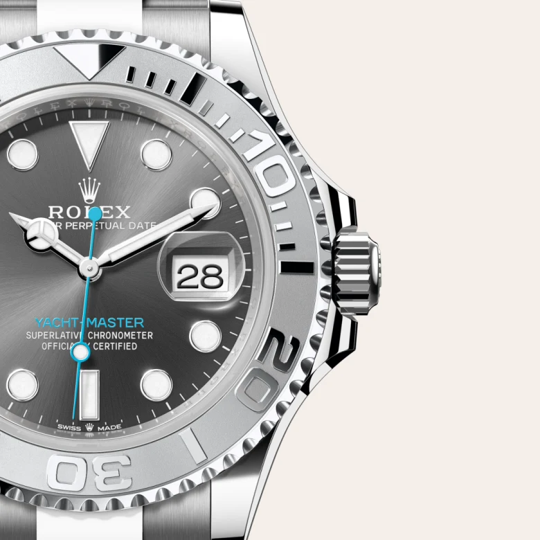 Rolex Yacht-Master en Rolesium —combinación de acero Oystersteel y platino, M126622-0001 Vendemmia Joyero