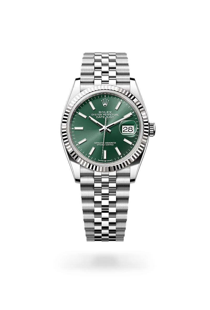 Rolex Datejust en Rolesor blanco —combinación de acero Oystersteel y oro blanco, M126234-0051 Vendemmia Joyero