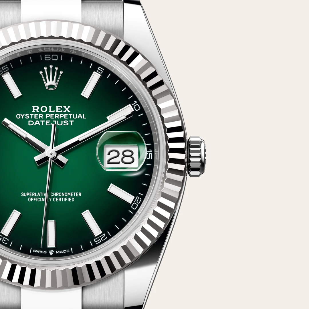 Rolex Datejust in White Rolesor - combination of Oystersteel and white gold, M126334-0033 Vendemmia Joyero