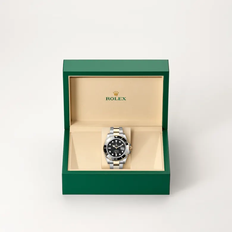 Rolex Submariner en Rolesor amarillo —combinación de acero Oystersteel y oro amarillo, M126613LN-0002 Vendemmia Joyero