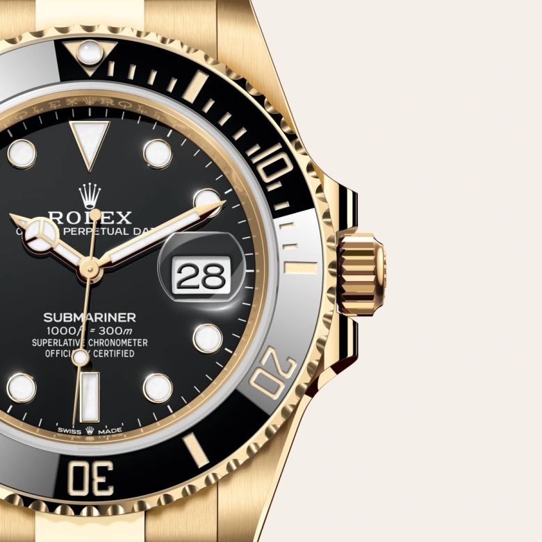Rolex Submariner en oro amarillo de 18 quilates, M126618LN-0002 Vendemmia Joyero
